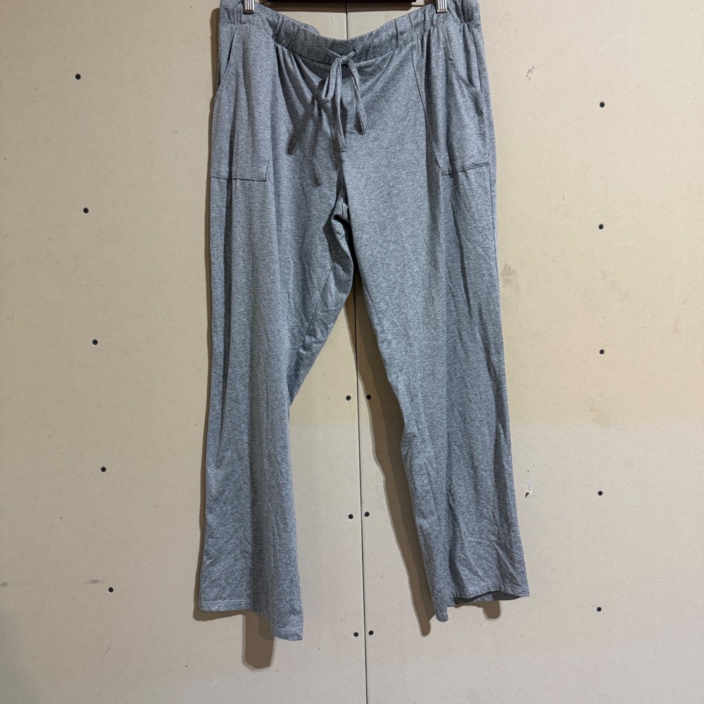Lucky Brand Womens XL Gray Lounge Pants Drawstring Sleep Pajama Bottoms Heather
